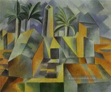  1909 - Fabrik in Horta Sant Joan 1909 Kubismus Pablo Picasso